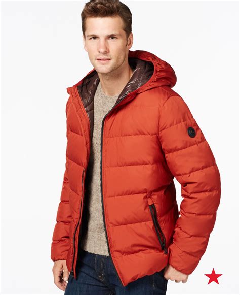 michael kors jacket down sleeves|michael kors down jacket men's.